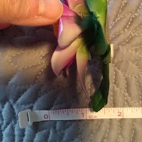 Vintage 60s Italian genuine Capodimonte Porcelain Flower, daisy NWT - Picture 4 of 5